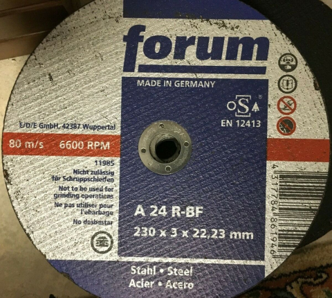 DISCURI - DISC INOX 230X3 TOROFLEX