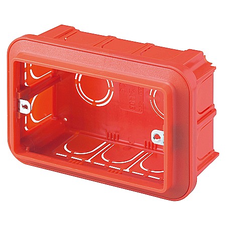 Doze aparente - DOZA APARAT , GW24403, INCASTRATA, MODULARA, 3 MODULE, 119X80X50.5MM, GEWISS