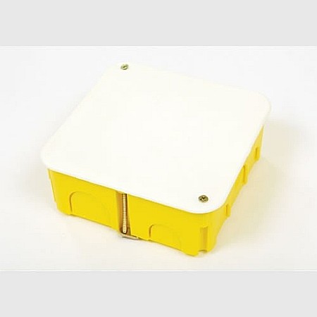 Electrice - DOZA DERIVATIE, PATRATA, PENTRU RIGIPS, CU CAPAC, 105X105X45MM,08-21043-105,  COURBI