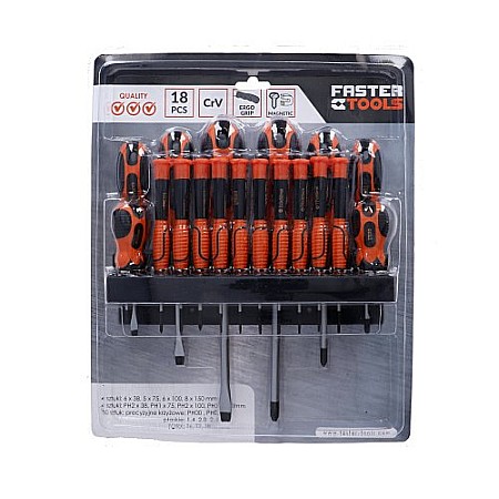 Surubelnite - SET 18 SURUBELNITE, EGA-2539, FASTER TOOLS