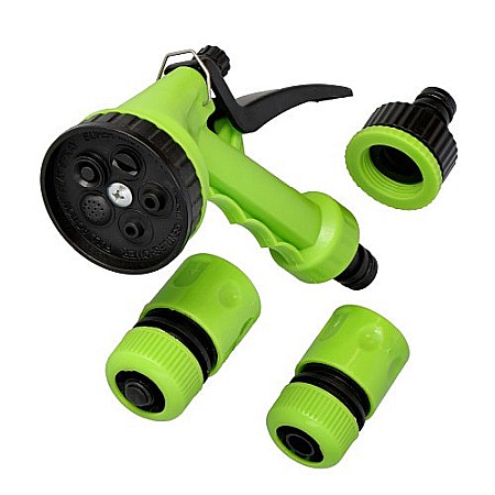 Scule si accesorii pentru gradinarit - SET PISTOL STROPIT , 7 FUNCTII, CU ACCESORII, EGA-4829, FORESTER