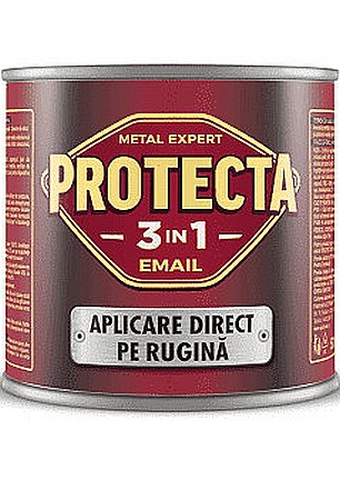 Vopsea alchidica - EMAIL PE BAZA DE SOLVENT, 0.5L, VISINIU, PROTECTA