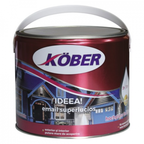 Amenajari - Email super lucios, 2.5L, Ideea, Negru
