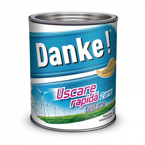 Amenajari - Email uscare rapida, 2.5L, Danke, Galber mustar