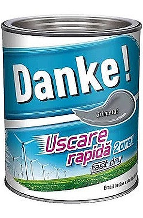 Vopsea alchidica - VOPSEA ALCHIDICA, USCARE RAPIDA, GRI METAL, 10L, DANKE