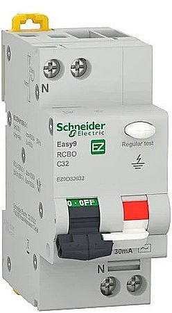 Electrice - INTRERUPATOR AUTOMAT, 32A,1P+N, EZ9D32632, SCHNEIDER ELECTRIC