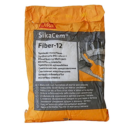 Adeziv pentru Termoizolatie - FIBRE POLIPROPILENA PENTRU MORTAR SI BETON, SIKAFIBER PPM, 600G, ALB, SIKA