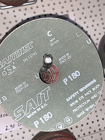 Accesorii electrice - FIBRODISC , GRANULATIE 180 , GRANDINETTI