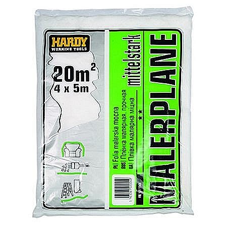 Scule si unelte - FOLIE ACOPERIRE HDPL, 4X5M, 10 MICRONI, HARDY