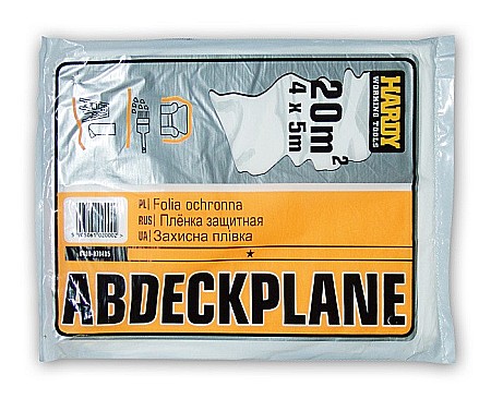 Folii protectie - FOLIE ACOPERIRE HDPL, 4X5M, 7 MICROINI, HARDY
