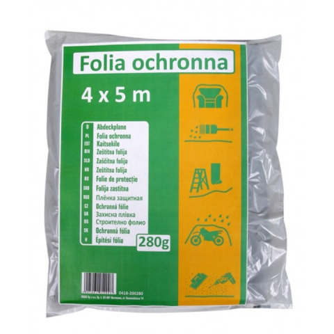 Scule si unelte - Folie de protectie LPDE, 4x5m, Hardy Imp