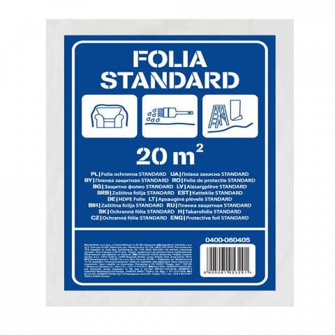 Folii protectie - FOLIE PROTECTIE HDPE, 4X12.5M, 100412, HARDY IMP