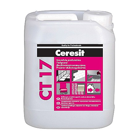 Grunduri speciale pentru pereti - GRUND DE PROFUNZIME, CT 17, 10L, CERESIT
