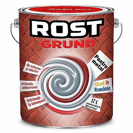 Amenajari pentru interior - GRUND PENTRU METAL ROST, INTERIOR / EXTERIOR, ROSU OXID, 17L