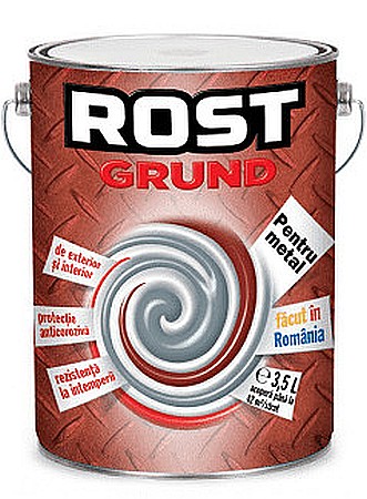 Amenajari pentru exterior - GRUND PENTRU METAL, ROSU OXID, 9L , ROST