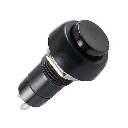 Electrice - ÎNTRERUPĂTOR, 125V/3A - 250V/1A, NEGRU, DE ÎNCHIDERE, SP 10/BK, SOMOGYI