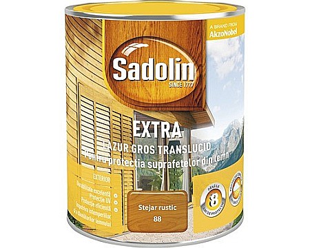 Amenajari interior si exterior - LAC LAZUR, GROS, TRANSLUCID, INTERIOR / EXTERIOR, STEJAR RUSTIC, 1L, SADOLIN