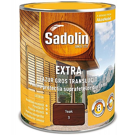 Amenajari interior si exterior - LAC LAZUR, GROS, TRANSLUCID, INTERIOR / EXTERIOR, TEAK, 1L, SADOLIN