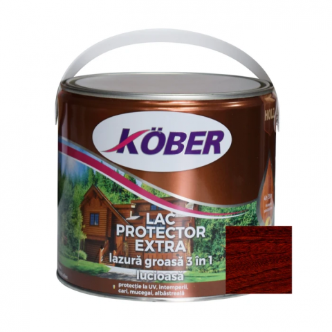 Amenajari pentru interior - Lac protector extra, 2.5l, Kober, Mahon inchis