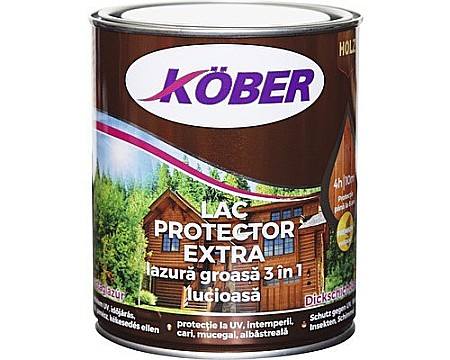 Amenajari pentru interior - LAC PROTECTOR PENTRU LEMN, LAZUR EXTRA, SALCAM , 0.75L, KOBER