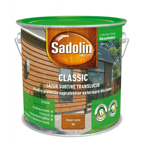 NextUp - LAC LAZUR SUBTIRE TRANSLUCID STEJAR RUSTIC 2.5 KG SADOLIN