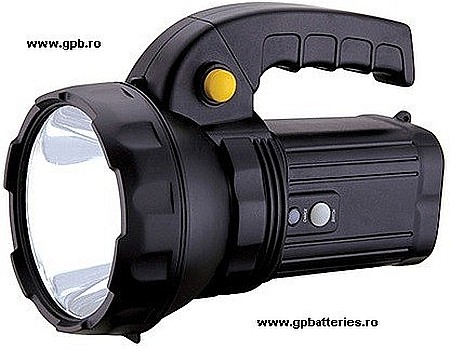 Scule si unelte - LANTERNA HOROZ CU ACUMULATOR, HL336L, 1 LED, NEAGRA