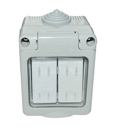Electrice - MOD INTRERUPATOR AG DUBLU PT, OD1304, GRI, IP55, ODOSUN