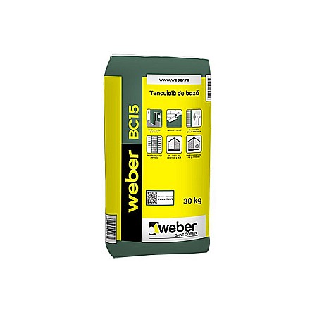 MORTAR TENCUIALA MANUALA, BC15, 30 KG, WEBER [1]
