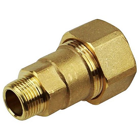 Mufe din alama - MUFA RAPIDA, BRONZ, 3/4"