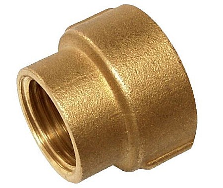 Mufe din alama - MUFA REDUSA, BRONZ, 1"-3/4"
