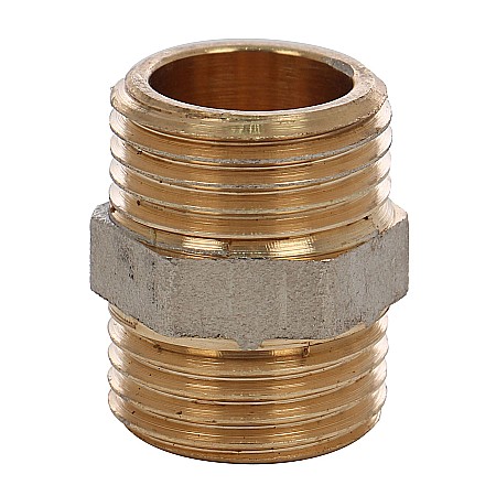 Nipluri din alama - NIPLU BRONZ,  3/4'', FE-FE