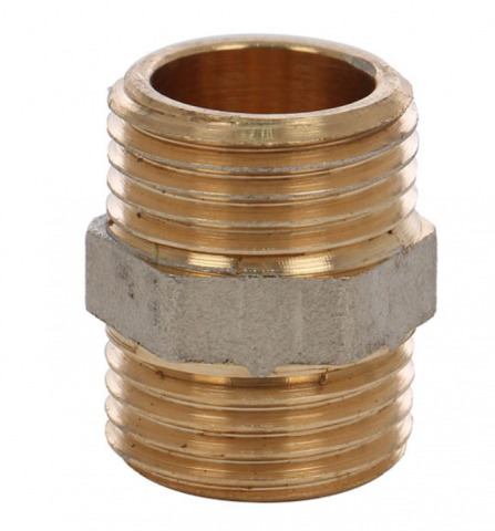 Mufe din alama - NIPLU BRONZ, FE-FE, 1 1/4"