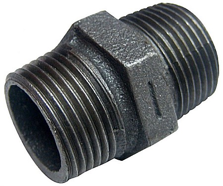 Fitinguri fonta - NIPLU FONTA NEAGRA, FE, 3/8"