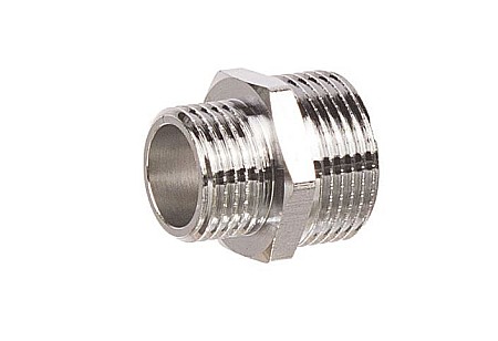 Nipluri din alama - NIPLU REDUS CROMAT, ALAMA, 1"-3/4"