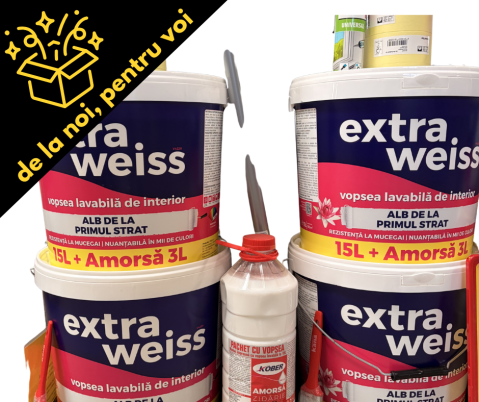 Vopsele lavabile - Pachet renovare casa 150mp