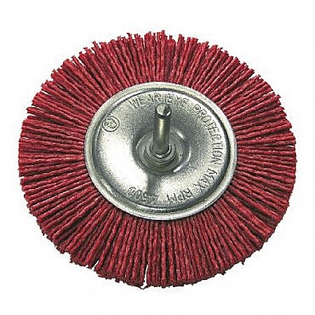 Perii sarma tip cupa - PERIE SLEFUIRE TIP CIRCULAR CU TIJA, 75MM, PROLINE