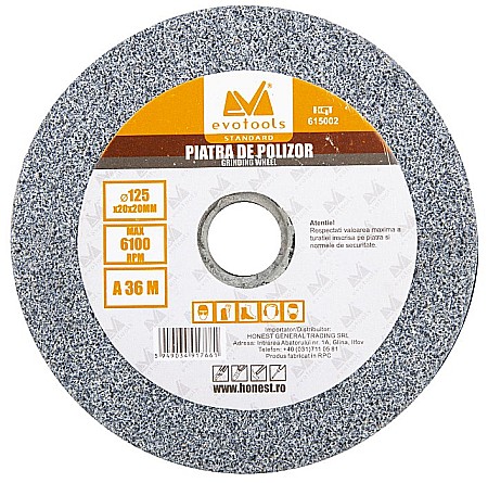 Scule si unelte - PIATRA POLIZOR, 300X32MM, GR60, ALBA,  615017, HONEST
