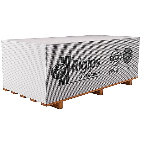 Materiale de constructii - PLACA GIPS CARTON RIGIPS RB, INTERIOR, 12.5 x 1200 x 2600 MM