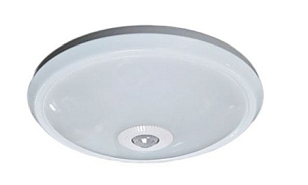 Electrice - PLAFONIERA LED CU SENZOR DE MISCARE REGLABIL, SPN7553C, Ø270, 12W, 6400K, LUMINA RECE, 260 MM