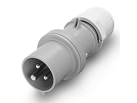 Electrice - PLUG 2P+E, 213.16333, IP44 16A 12h TST 50V AC, SCAME