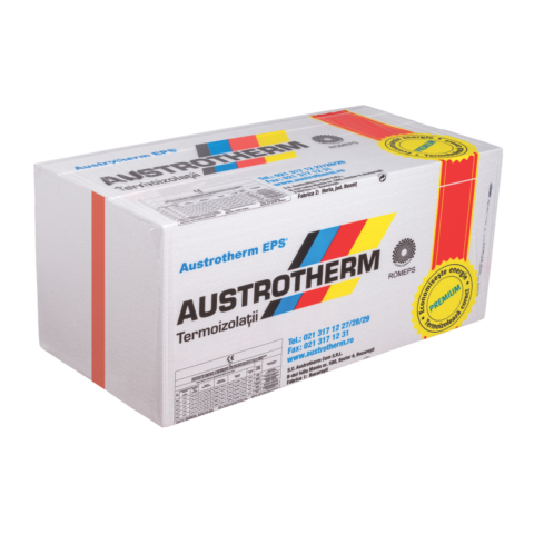 Materiale de constructii - Poliesten expandat, 100 gr, 150mm, 1.5mp/pachet, 3 placi/parchet, Austrotherm EPS
