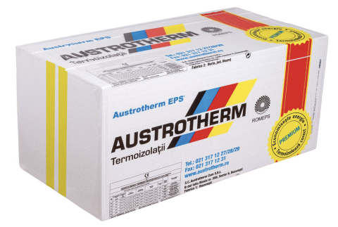 Polistiren expandat (EPS) - POLISTIREN EXPANDAT, EPS 80, GR 50MM, 1000X500MM, AUSTROTHERM