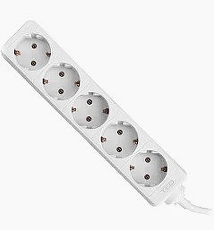 Electrice - PRELUNGITOR, 3M, 5 PRIZE, CABLU 3 X 1 ALB, TED000729