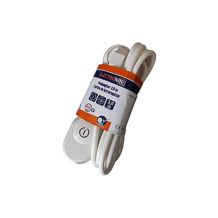 Electrice - PRELUNGITOR, AG4015A02, 3X1.5, 3P 2M+INTR ALB GRI, ELECTRONIN