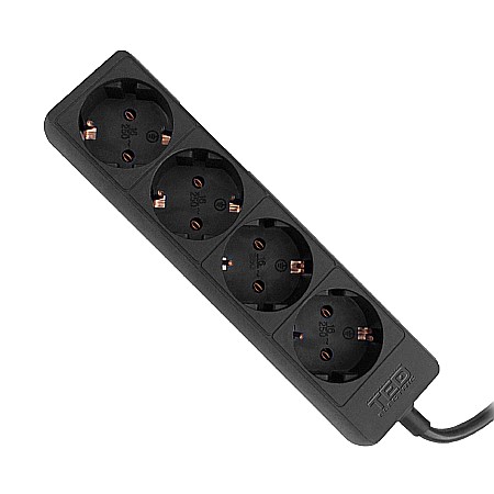 Electrice - PRELUNGITOR, TED000804, 5M 4P, 3X1.5, NEGRU, TED ELECTRIC