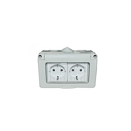 Electrice - PRIZA DUBLA, OD1302, AG IP55, SPIN