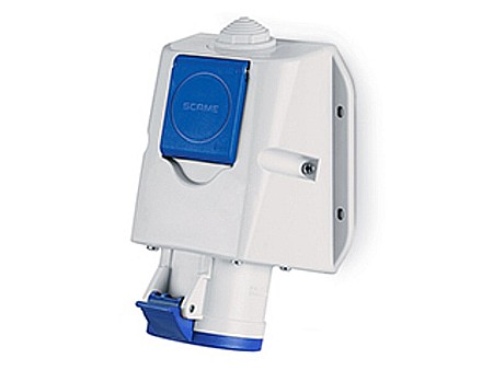 Electrice - PRIZA INDUSTRIALA, 513.1653-DN, 2P+E OPTIMA, 16A 6H, IP44/IP54, SCAME