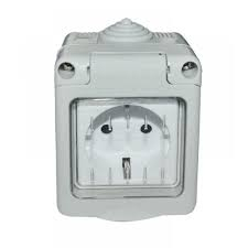 NextUp - PRIZA SIMPLA 16A PT ALB WDE000541