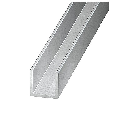 Profile aluminiu - PROFIL U ALUMINIU, 15X15X1.5MM, 6M