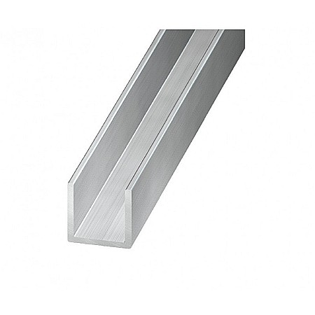 Metalurgice - PROFIL U ALUMINIU, 25MM X 25MMX6MM, 6M